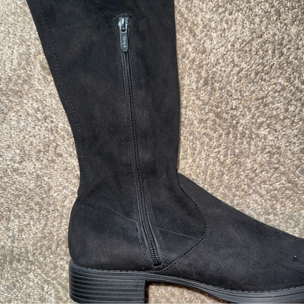 NWOT! Circus by Sam Edelman Black Suede Over-the-Knee Boots - 9 - Picture 4 of 5